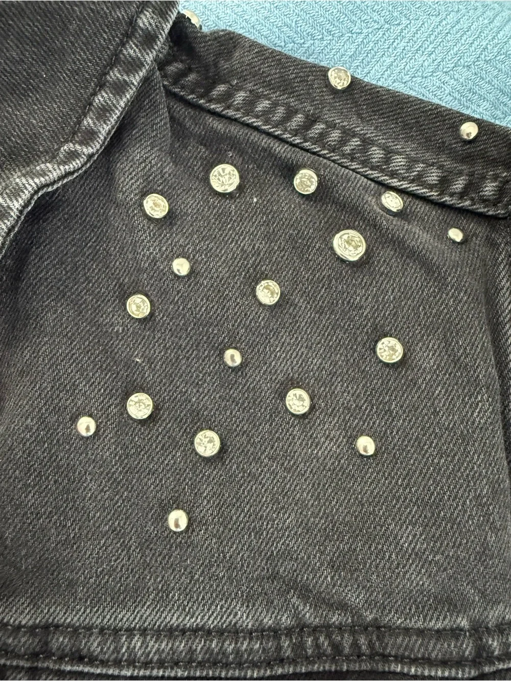 Cotton club black denim